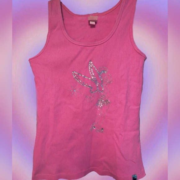 💕🧚🏻♀️Y2K Pink Disney tinkerbell tank top🦄
Size:xs-s or 2US-8US stretchable - Picture 2 of 3